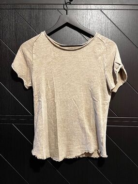 We the Free Short Sleeve Tee- Light Olive- Large